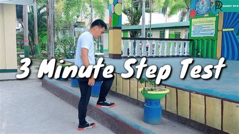 ano ang 3 minute step test tagalog